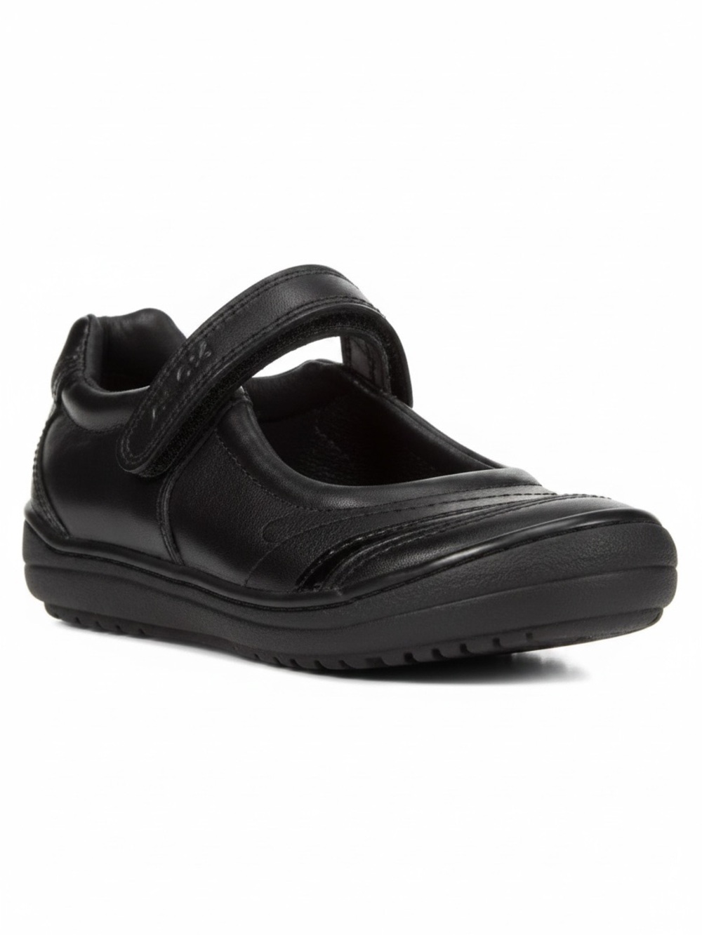 Geox Hadriel Black Leather Mary Jane School Uniform Flats Girls Size 11 EU29
